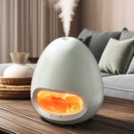 Himalayan Crystal Salt Lamp Usb Powered with 150 ml Humidifier - White - Image 2