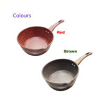 Hot Chef Non-Stick Granite Coating Sauce Pan 16cm -  In 2 Modern Gradient Colours