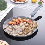 Aluminum Non Stick Pizza Pan 34 cm – Grey - Image 2