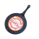Hot Chef Flat Pan With Long Handle 34 cm - Black