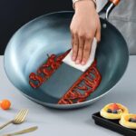 Carbon Steel Stir-Fry Wok With Wooden Handle - 30 cm - Image 3