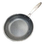 Frying Pan Stainless Steel  28 cm - Grey - Image 3