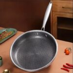 Frying Pan Stainless Steel  28 cm - Grey - Image 7