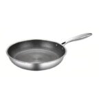 Frying Pan Stainless Steel  28 cm - Grey - Image 2