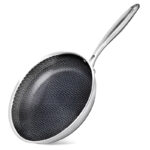 Frying Pan Stainless Steel  30 cm - Grey