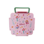 Romantic Mermaid Kids Lunch Box 4 Compartment Leakproof BPA-Free 1800 ml – Pink