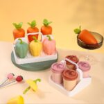 6 Popsicle Set Luxafare Reusable Plastic Ice Cream Mold - Image 4
