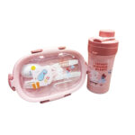 Lunch Box with Water Bottle With  3-Compartment – 1200+500 ml - Image 4