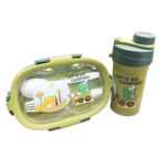 Lunch Box with Water Bottle With  3-Compartment – 1200+500 ml - Image 2