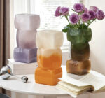 Decoration Gradient Geometric Glass Vase Set of 2 - Image 4