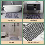 Non-Slip Bathtub & Shower Mat – 4 Colours Options ^ Grey White Green Beige  ^ - Image 5