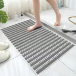 Non-Slip Bathtub & Shower Mat – 4 Colours Options ^ Grey White Green Beige  ^ - Image 2