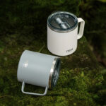TYESO Coffee Mug  With Lid & Handle 400 ml Stainless Steel - 5 Colours Choices  - Image 8