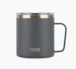 TYESO Coffee Mug  With Lid & Handle 400 ml Stainless Steel - 5 Colours Choices  - Image 4