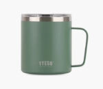 TYESO Coffee Mug  With Lid & Handle 400 ml Stainless Steel - 5 Colours Choices  - Image 2