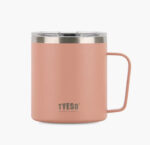 TYESO Coffee Mug  With Lid & Handle 400 ml Stainless Steel - 5 Colours Choices  - Image 3