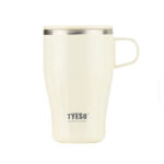 TYESO One-Hand Coffee Mug – 400 ml - White - Image 2