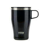 TYESO One-Hand Coffee Mug – 400 ml - Black - Image 2