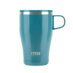 TYESO One-Hand Coffee Mug – 400 ml - Teal