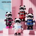 Wakawaka Double Insulated Panda Vacuum Bottle with Leak-Proof Lid ( 4 Colours Choices ) - Image 6
