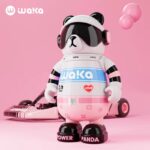 Wakawaka Double Insulated Panda Vacuum Bottle with Leak-Proof Lid ( 4 Colours Choices ) - Image 4