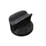 Non-Stick Granite Deep Fry Pan With Glass Lid - 28cm Black - Image 4