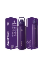 Aquaflask Wide Mouth Sports Lid Bottle – 40 oz Amethyst