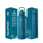 Aquaflask Wide Mouth Sports Lid Bottle – 40 oz Atlantic Blue