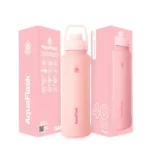 Aquaflask Wide Mouth Sports Lid Bottle – 40 oz Blush