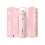 Aquaflask Wide Mouth Sports Lid Bottle – 22oz Ballet Pink