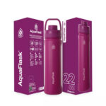 Aquaflask Wide Mouth Sports Lid Bottle – 22oz Magenta