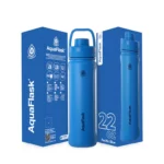 Aquaflask Wide Mouth Sports Lid Bottle – 22oz Pacific Blue