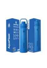 Aquaflask Wide Mouth Sports Lid Bottle – 22oz Pacific Blue