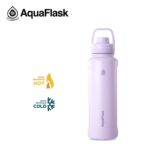 Aqua Flask Wide Mouth Sports Lid Bottle – 40 oz Periwinkle