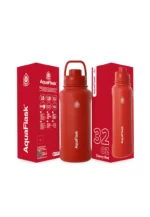 Aqua Flask Double Wall Insulated Bottle 32 oz – Cherry Red