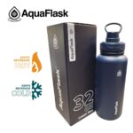 Aqua Flask Double Wall Insulated Bottle 32 oz – Cobalt Blue