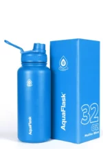 Aqua Flask Double Wall Insulated Bottle 32 oz – Malibu Blue