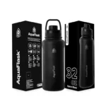 Aqua Flask Double Wall Insulated Bottle 32 oz –  Space Black