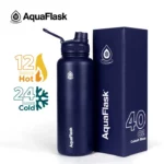 Aqua Flask Wide Mouth Flip Cap 40 oz - Colbalt Blue