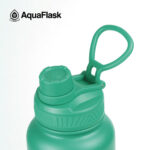 Aquaflask 40oz Wide Mouth Water Bottle – Aquamarine Green - Image 3