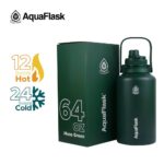 Aqua Flask Original Bottle – 64 oz Moss Green