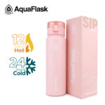 Aqua Flask SIP Bottle  24 oz - Ballet Pink