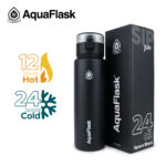 Aqua Flask SIP Bottle  24 oz - Space Black