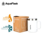 Aqua Flask Insulated Mug 14 oz - Ivory White