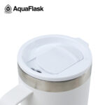 Aqua Flask Insulated Mug 14 oz - Ivory White - Image 3