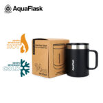 Aqua Flask Insulated Mug 14 oz - Jet Black