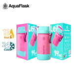 Aqua Flask Kids Flip & Sip Collection 14 oz  Limited Edition - Leila