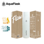 Aquaflask Flow 25oz Insulated Stainless Steel Water Bottle - Ivory White