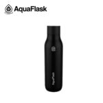 Aquaflask Flow 25oz Insulated Stainless Steel Water Bottle - Jet Black - Image 2