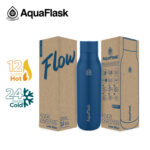Aquaflask Flow 25oz Insulated Stainless Steel Water Bottle - Lake Blue
